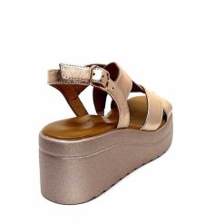 Inuovo Inuovo 99012 Cuir Metal Rose Plateformes