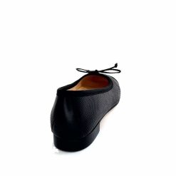 Ivoire0200 Ivoire 3989 For Cuir Noir Ballerines