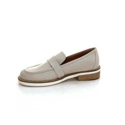 Ivoire0347b Ivoire K557 Cuir Creme Mocassins