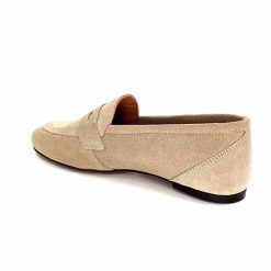 Ivoire0209b Ivoire 10648 Daim Beige Mocassins