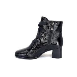 Regarde Le Ciel Regarde Le Ciel Ines 65 Cuir Vernis Noir Bottines