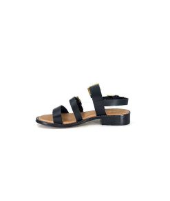 We Do Wedo 45327 Cuir Noir Sandales