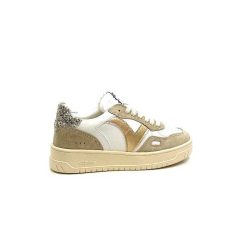 Victoria Victoria 12571119 Cuir Blanc Daim Beige Baskets