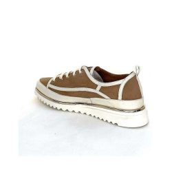 XSA Xsa 9951 Cuir Daim Beige Marron Baskets