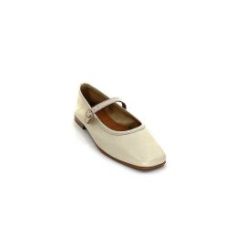 We Do Ivoire 55362 Cuir Beige Ballerines