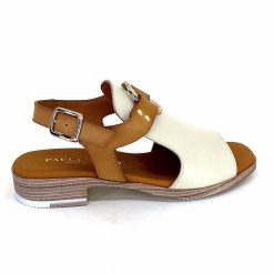 Paula Urban Paula Urban 9661 Cuir Off Camel Sandales