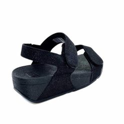 Fitflop Fitflop Ga2/90 Textile Glitter Noir Sandales