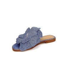 Ivoire0467a Fiorina S189714 Textile Denim Mules