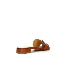 Ivoire0346a Ivoire 22682 Cuir Marron Mules