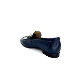 Ivoire0236a Ivoire 54564Dl Cuir Bleu Marine Mocassins