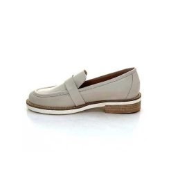 Ivoire0347b Ivoire K557 Cuir Creme Mocassins