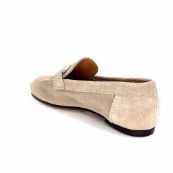 Ivoire0209b Ivoire 12807 Daim Beige Mocassins