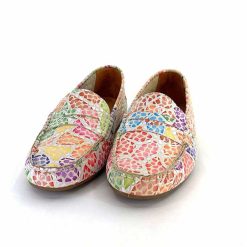 Ivoire0209b Ivoire 10322 Anilina Cuir Beige Multicolore Mocassins