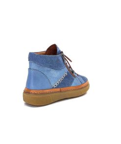 355-ivoire Ivoire 24721 Daim Bleu Bottines