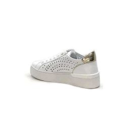 Liu.Jo Liu.Jo Ba4039 Cuir Blanc Dore Baskets