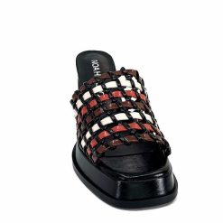 noa harmon Noa Harmon 9711 M06 Cuir Noir Multicolore Mules