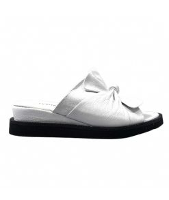 Ivoire-354 Ivoire 107 911 Cuir Blanc Mules