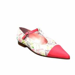 Dansi Dansi 5232 Flower Cuir Rose Ballerines