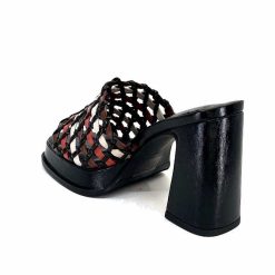 noa harmon Noa Harmon 9711 M06 Cuir Noir Multicolore Mules