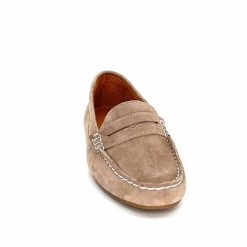 Ivoire0209b Ivoire 11163 Daim Taupe Mocassins