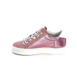 Semerdjian Semerdjian Smr Viken 11710 Cuir Rose Metallique Daim Rose Baskets