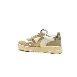 Victoria Victoria 12571119 Cuir Blanc Daim Beige Baskets