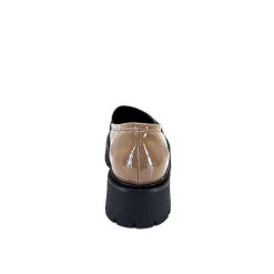 Ivoire0130a Ivoire 1M4883 Cuir Vernis Marron Mocassins