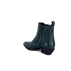 Ivoire0341a Ivoire Ar230 Cuir Metal Vert Bosco Bottines