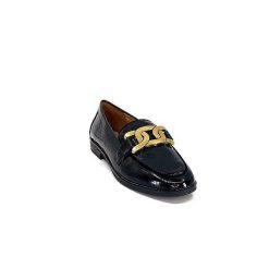 Ivoire0317a Ivoire 2200127-1301 Cuir Vernis Noir Mocassins