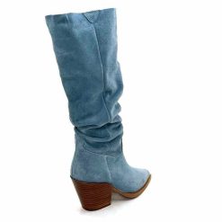 Alpe Alpe 50171126 Daim Bleu Ciel Bottes