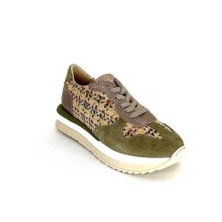 Requin Reqins Ursula Daim Kaki Raffia Multicolore Baskets