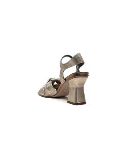 plumers Ivoire 3716 Cuir Metal Bronze Sandales