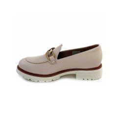 Ivoire0130a Ivoire 8B5118 Cuir Creme Mocassins