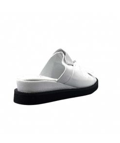 Ivoire-354 Ivoire 107 911 Cuir Blanc Mules