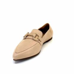 398-ivoire Ivoire M24066 Zb Cuir New Nude Mocassins