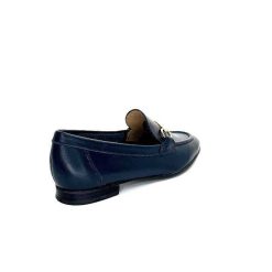 Ivoire0236a Ivoire 54564Dl Cuir Bleu Marine Mocassins