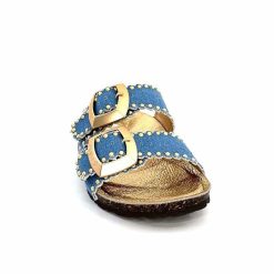 ciucani enrico Semerdjian Arona Textile Bleu Jeans Mules