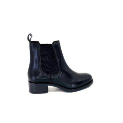 We Do Ivoire 99763 Cuir Noir Bottines