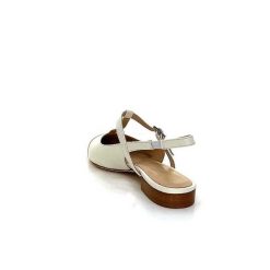 Ivoire0347b Ivoire Ch788 Cuir Creme Ballerines