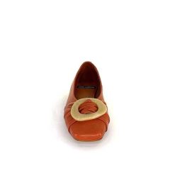 angel alarcon Angel Alarcon 24004 Cuir Orange Ballerines