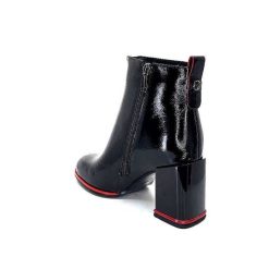 Elue Par Nous Elue Par Nous Paella Cuir Noir Vernis Bottines