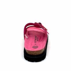 genuins factory s.l Genuins G105681 Cuir Fushia Mules