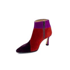 l'arianna L'Arianna Tr1672 Daim Prune Rouge Fushia Bottines