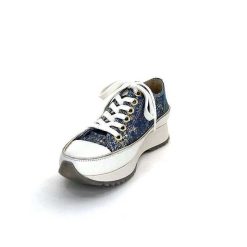 Muratti Rosemetal H0842 Frasseto Textile Bleu Blanc Baskets