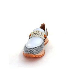 Hispanitas Hispanitas Hv 243461 Cuir Blanc Orange Mocassins