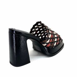 noa harmon Noa Harmon 9711 M06 Cuir Noir Multicolore Mules