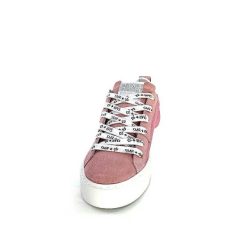 Semerdjian Semerdjian Smr Viken 11710 Cuir Rose Metallique Daim Rose Baskets