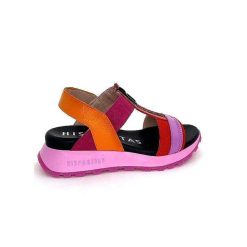 Hispanitas Hispanitas Chv 243308 Cuir Rouge Orange Fuschia Plateformes