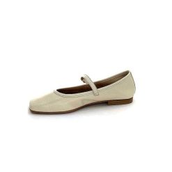 We Do Ivoire 55362 Cuir Beige Ballerines