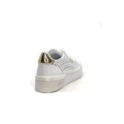 Liu.Jo Liu.Jo Ba4039 Cuir Blanc Dore Baskets